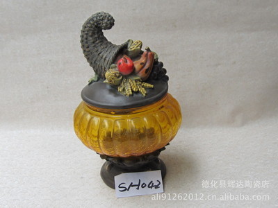 批發樹脂工藝品 鬼節系列南瓜擺飾SH042，德化縣輝達陶瓷店專業供應