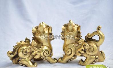 批發(fā)純黃銅招財飛貔貅擺件 鎮(zhèn)宅化煞的吉祥工藝品，家居與商業(yè)風水之選